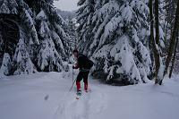  3. Februar 2013 - mit Benjamin auf Schneeschuhen unterwegs